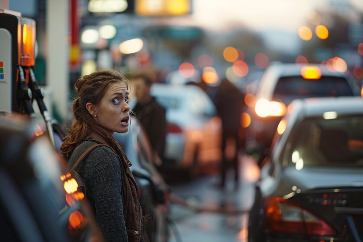 Incroyable incident dans une station-service : des automobilistes surpris face à une inversion de carburants – Découvrez comment cette erreur simple a perturbé leurs journées