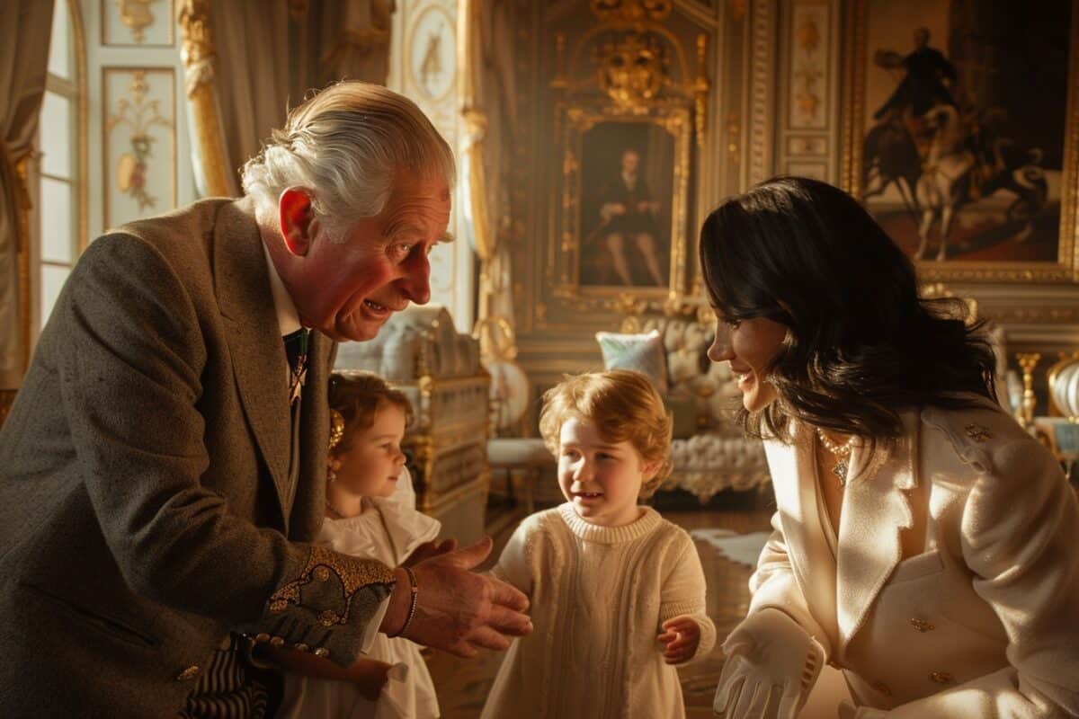 La famille royale en crise : Charles III, dévasté par la distance entre lui et les enfants de Meghan et Harry, fait un geste surprenant