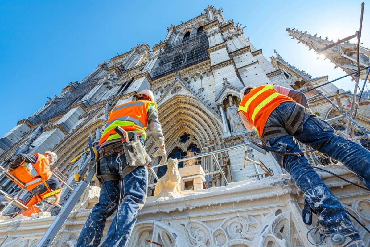 La renaissance de Notre-Dame de Paris : Un aperçu unique de la restauration à couper le souffle cinq ans après le terrible incendie