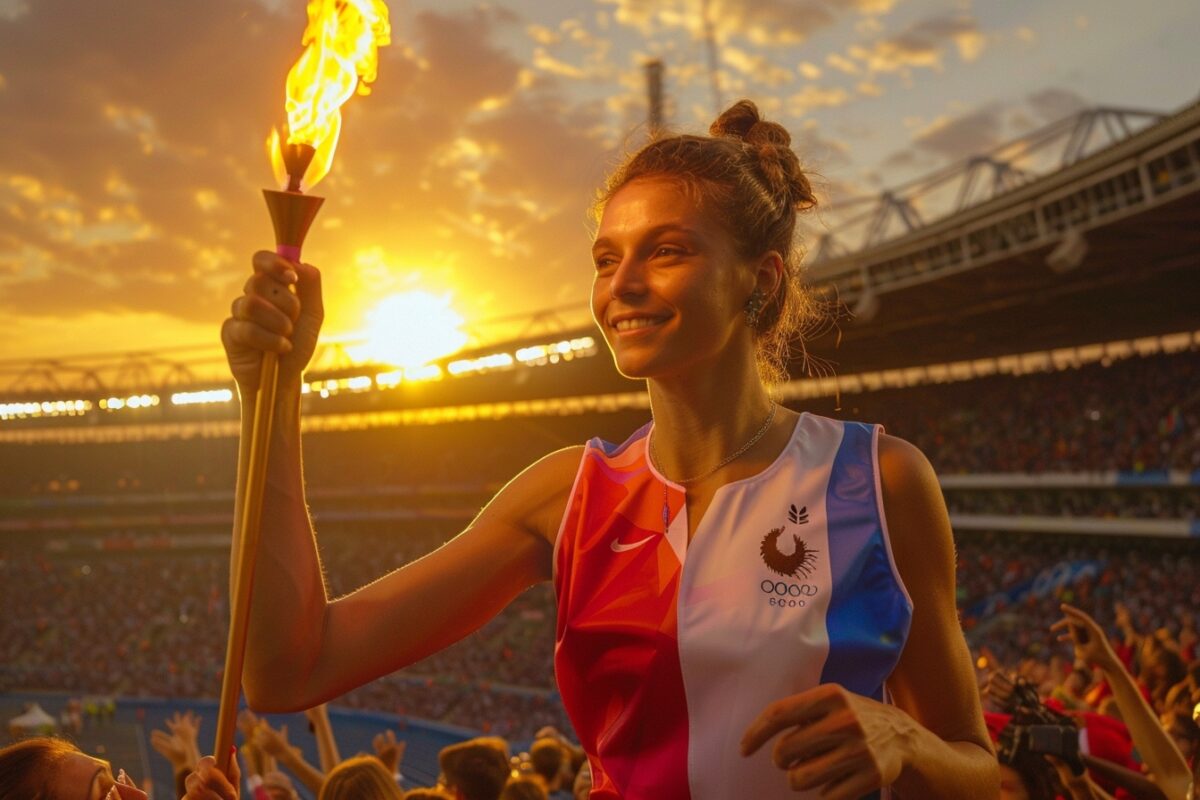 Laure Manaudou, première femme française à porter la flamme olympique - une révolution pour les JO 2024, vous ne devinerez jamais pourquoi!