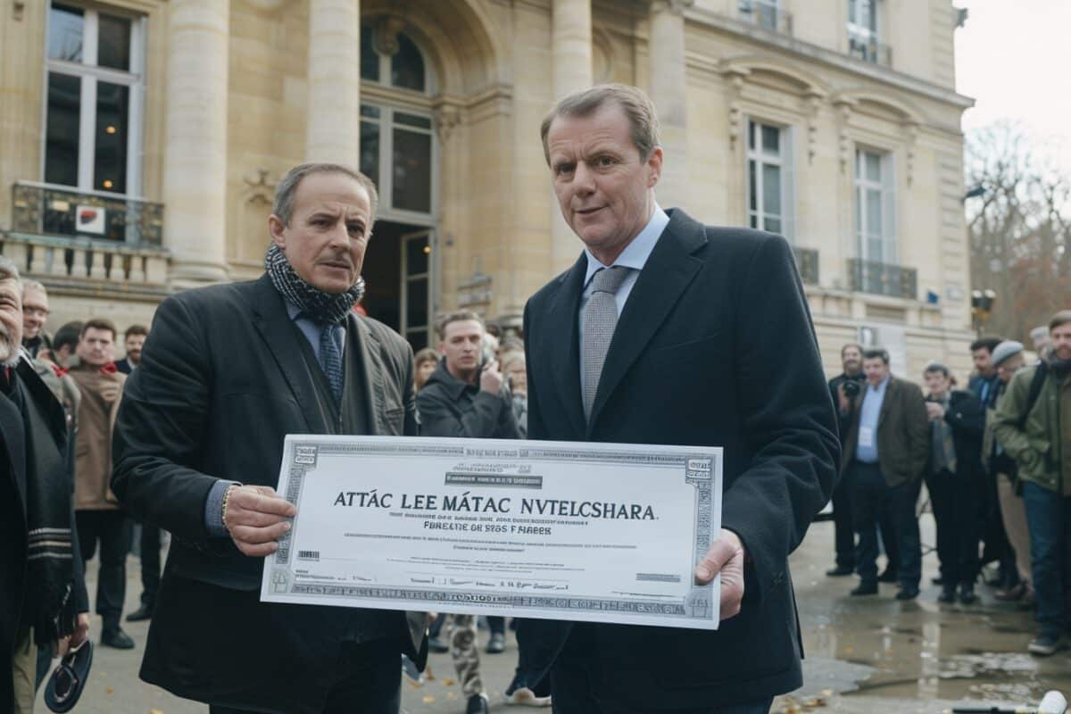Le mouvement Attac propose une solution audacieuse pour le déficit français : un chèque fictif de 60 milliards d'euros pour le ministre de l'économie