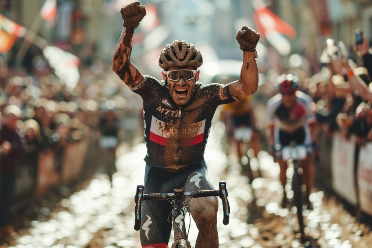 L'invincible Mathieu van der Poel écrase Paris-Roubaix pour la deuxième fois : une victoire inoubliable après une performance solitaire de 60 km