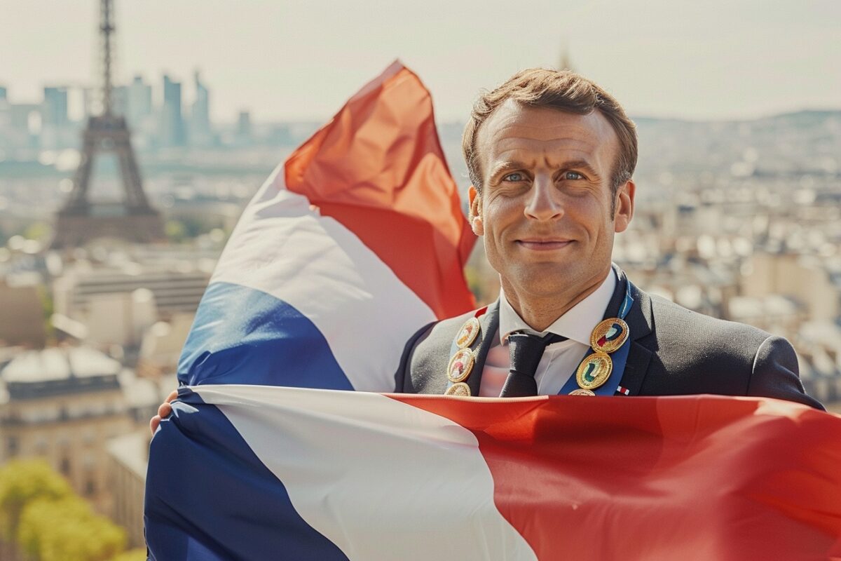Macron pose un défi audacieux pour les Jeux Olympiques de Paris 2024 : une pluie de médailles pour la France, un rêve ou une réalité ?
