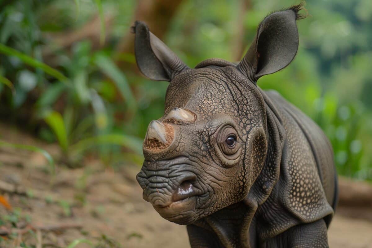 Malgré une extinction imminente, un rayon d'espoir émerge avec la naissance d'un bébé rhinocéros de Java en Indonésie!