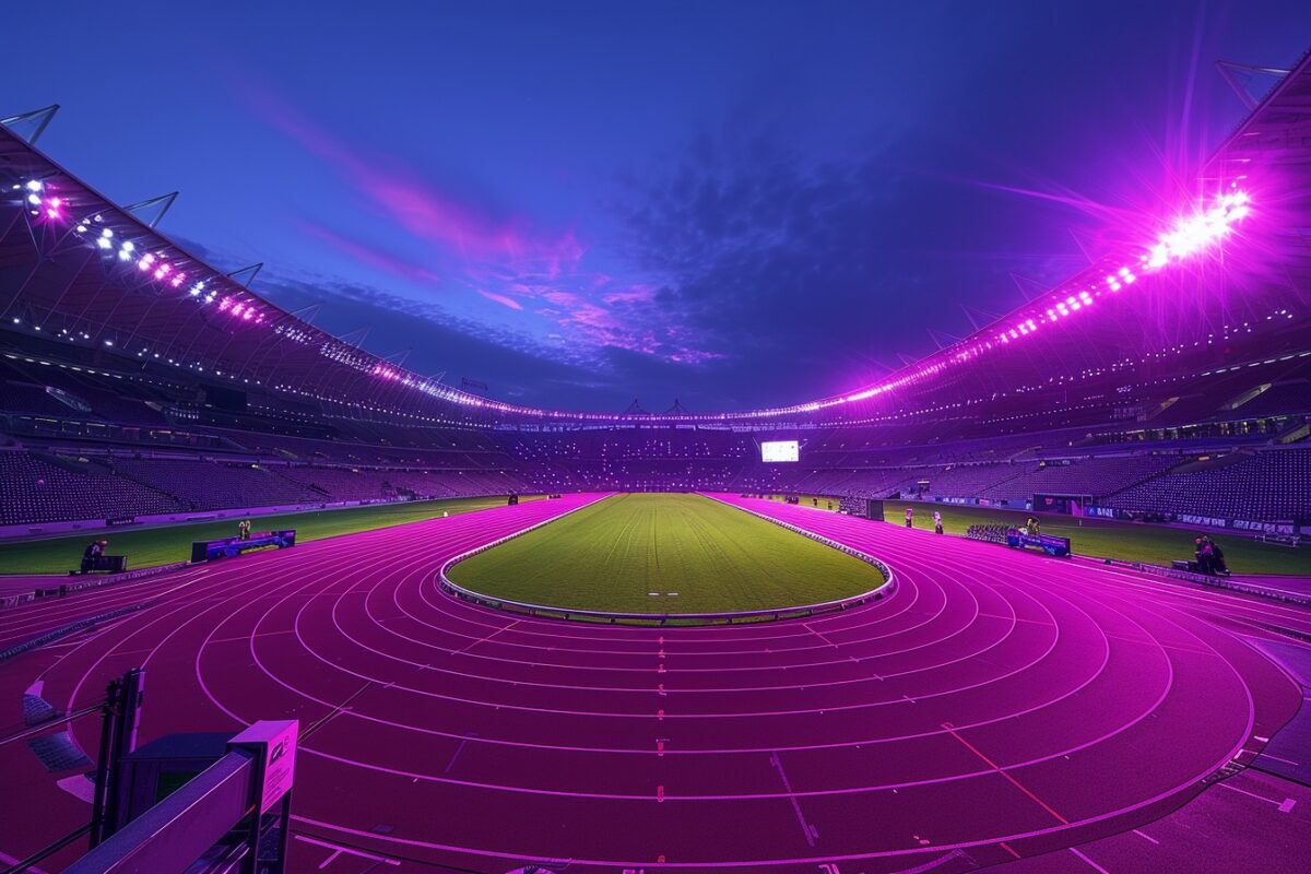 Paris 2024 olympics: Shocking first as the Stade de France athletics track goes purple!