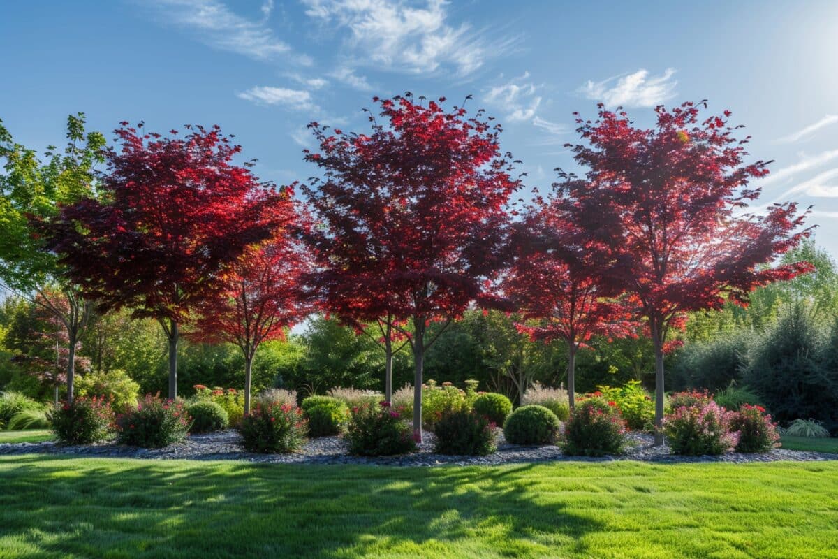 Transformez votre jardin en oasis de couleurs : 5 arbres aux feuilles rouges qui feront la différence