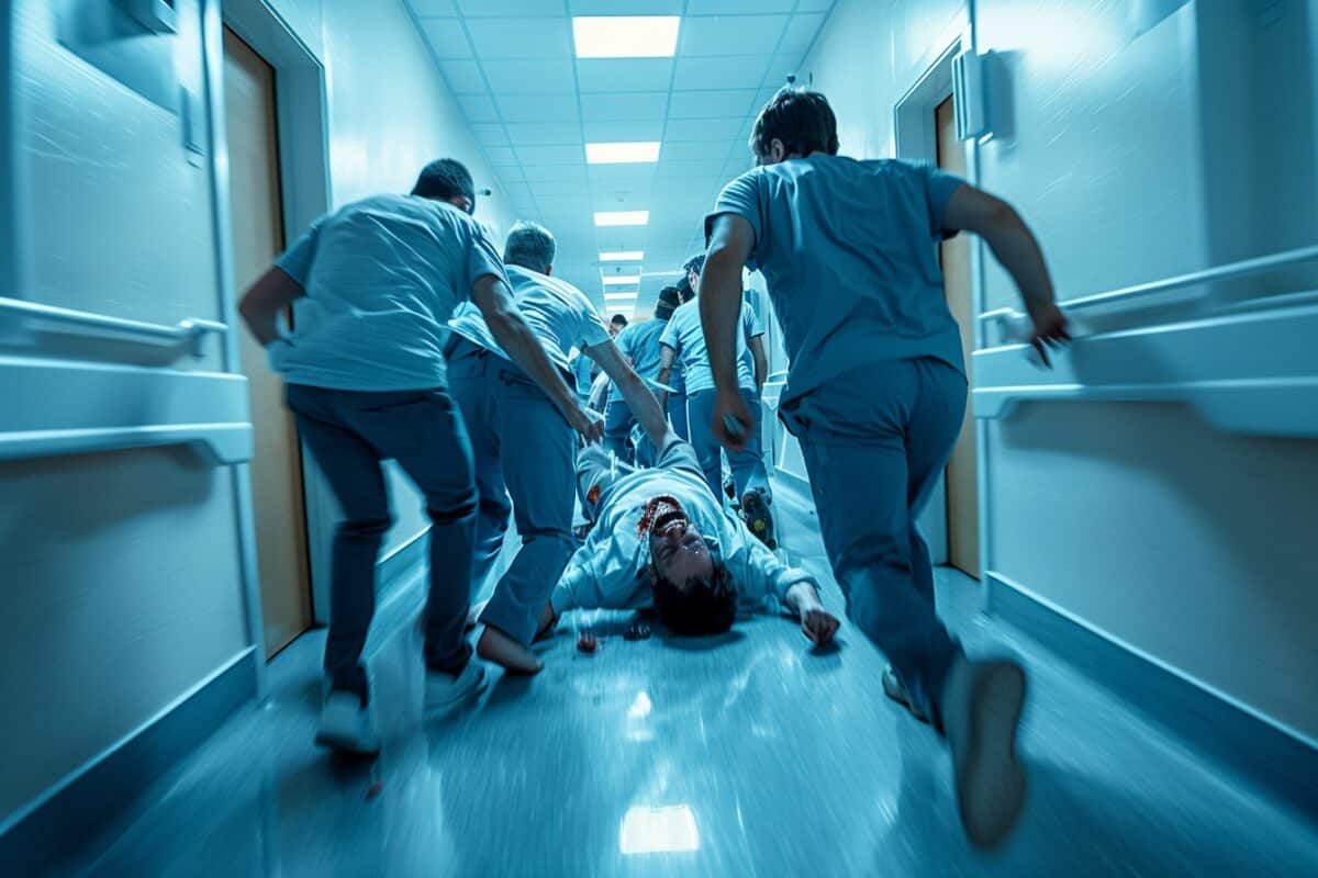 Un brancardier laissé inconscient suite à une agression brutale : que s'est-il réellement passé dans le silence de l'hôpital ?