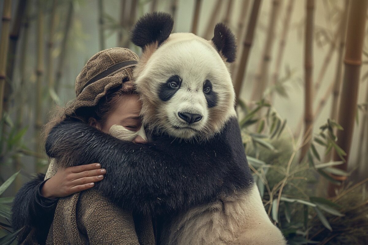 Un déchirant au revoir sous la pluie : un gardien de zoo dit adieu au panda qu'il a élevé depuis sa naissance, une histoire qui va vous bouleverser