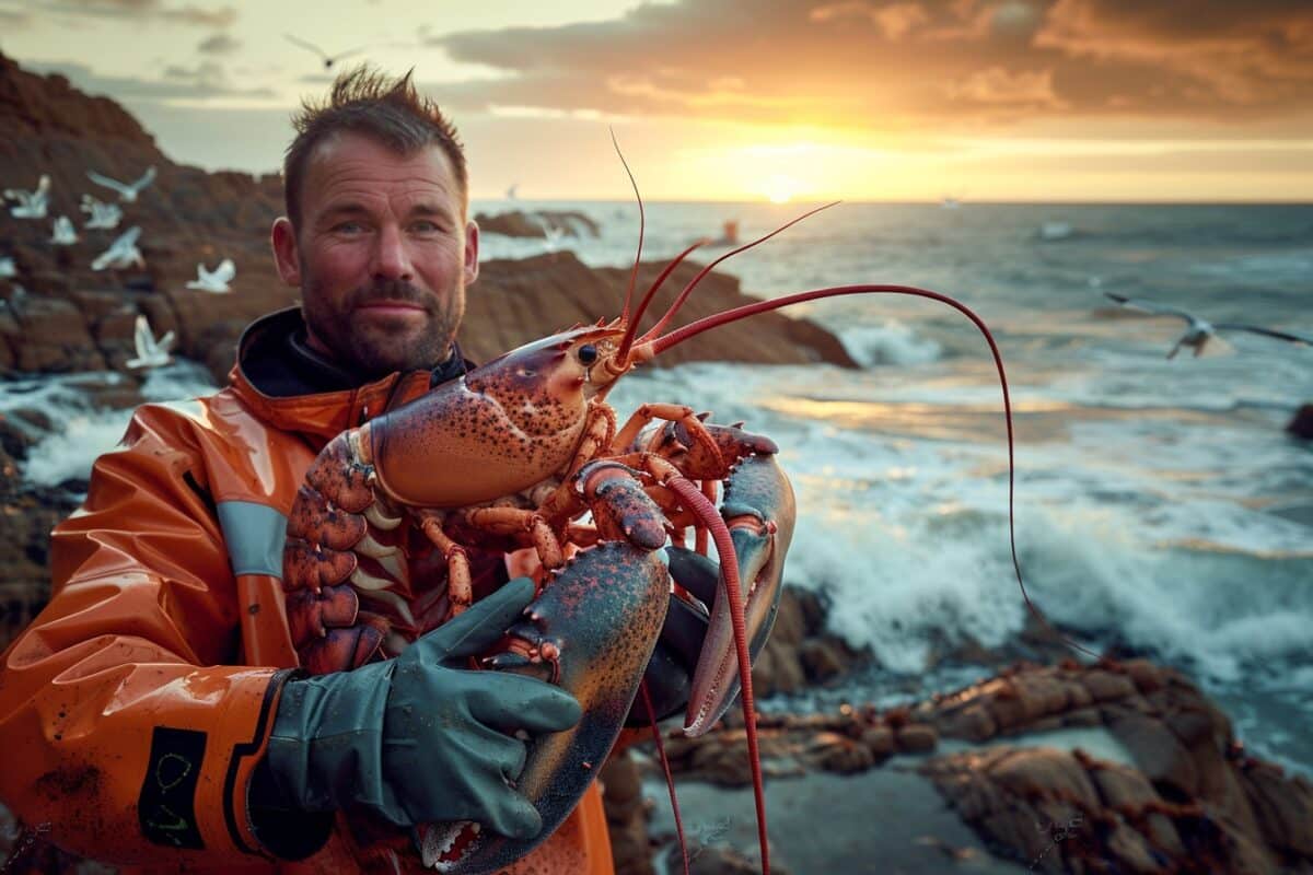 Un pêcheur breton fait une découverte stupéfiante: un homard géant qui dépasse toutes les attentes, une histoire incroyable!