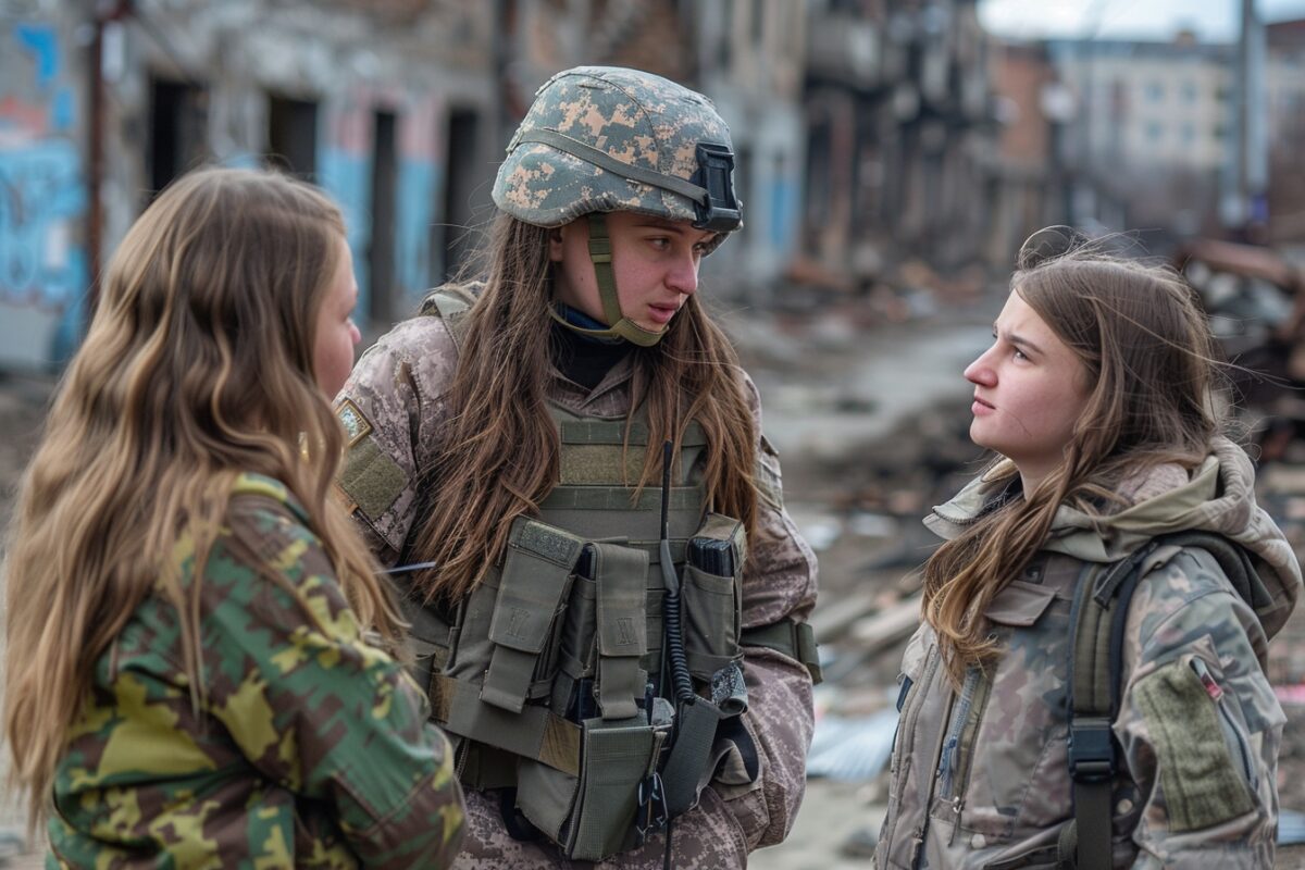 Un soldat ukrainien dévoile l'horreur de la guerre à deux lycéennes françaises : une étonnante prise de conscience