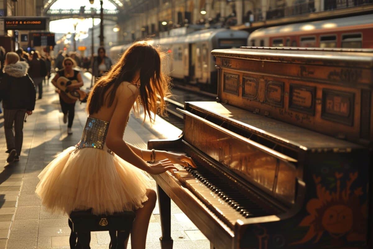Un virtuose du piano et une ballerine improvisent un spectacle dans une gare parisienne : l'intervention des agents de sécurité crée un débat viral