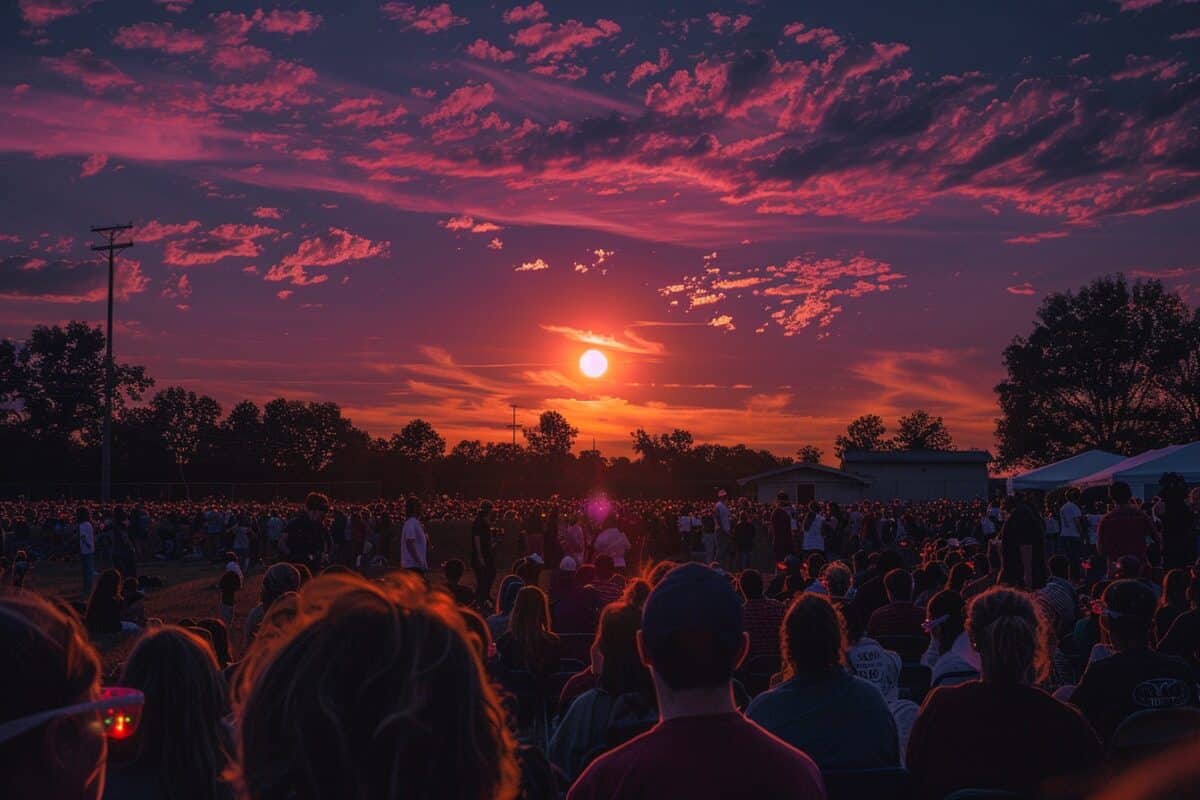 Une expérience céleste rare : l'Amérique obscurcie par une éclipse totale, des milliers se rassemblent pour une observation spectaculaire