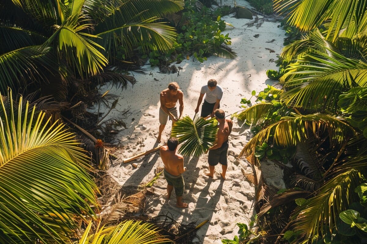 Une histoire digne d’un film: des pêcheurs bloqués sur une île utilisent un message de feuilles de palmier pour être sauvés