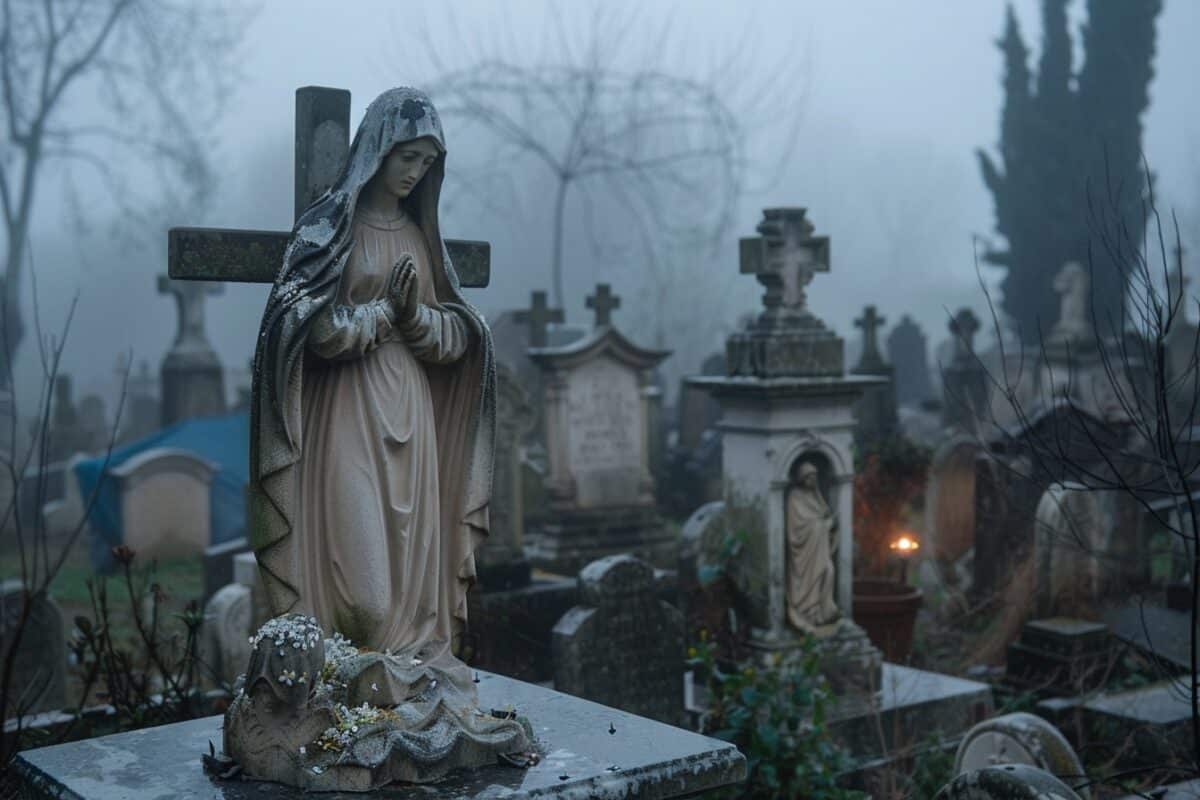 Vol de crucifix, vierges et objets funéraires précieux : le cimetière toulousain en émoi après la violation de cent tombes – Qui est derrière ce crime choquant ?